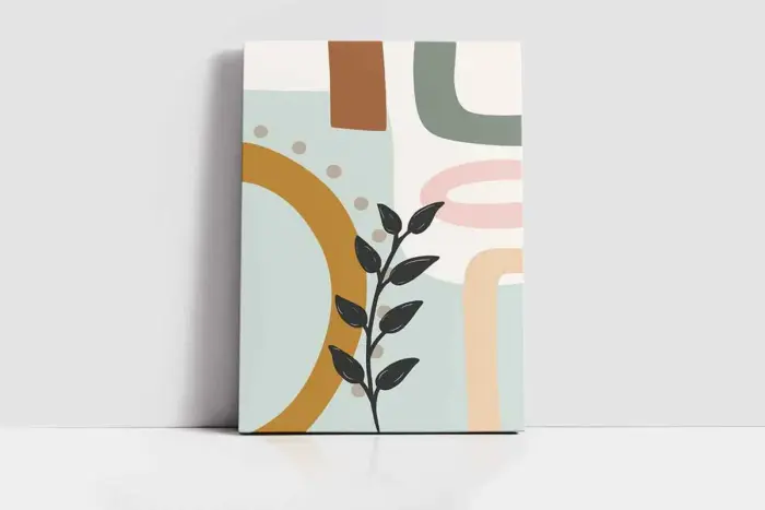 Renkli Modern Desenler | Kanvas Tablo | Cam Tablo | Mdf Tablo | B33172 - Görsel 2