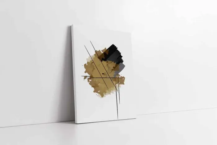 Modern Soyut | Kanvas Tablo | Cam Tablo | Mdf Tablo | B33173 - Görsel 1