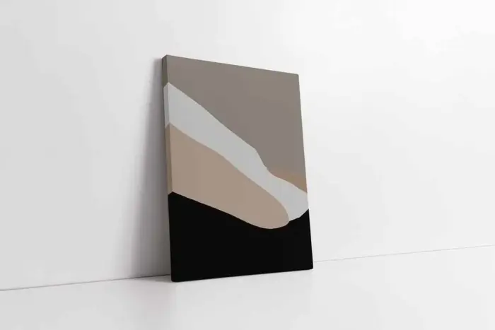 Minimalist Soyut Üçlü Kanvas Tablo | Cam Tablo | Mdf Tablo Seti | B33177 - Görsel 7