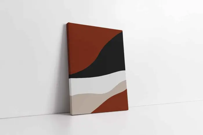 Modern Dekoratif Soyut | Kanvas Tablo | Cam Tablo | Mdf Tablo | B33179 - Görsel 1