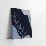 Dekoratif Mavi Beyaz Modern | Kanvas Tablo | Cam Tablo | Mdf Tablo | B33180