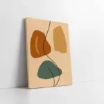 Line Art Kadın Bedeni İkili Kanvas Tablo | Cam Tablo | Mdf Tablo Seti | B33183