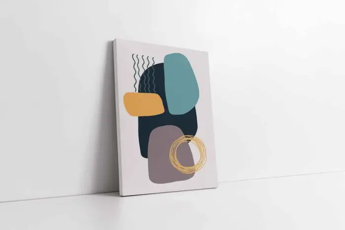 Soyut Modern Desenler | Kanvas Tablo | Cam Tablo | Mdf Tablo | B33185 - Görsel 1