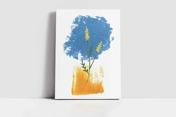 Çiçek | Kanvas Tablo | Cam Tablo | Mdf Tablo | B33190 - Görsel 2