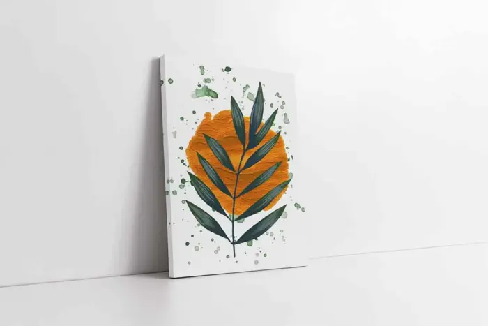 Yaprak | Kanvas Tablo | Cam Tablo | Mdf Tablo | B33191 - Görsel 1