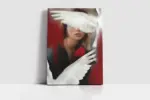 Kadın Ve Beyaz Kuşlar | Kanvas Tablo | Cam Tablo | Mdf Tablo | B33193 - Görsel 2