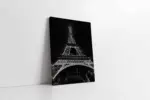 Siyah Beyaz Eyfel Kulesi | Kanvas Tablo | Cam Tablo | Mdf Tablo | B33200