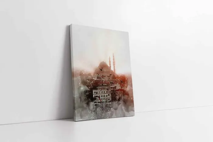 Sulu Boya İstanbul | Kanvas Tablo | Cam Tablo | Mdf Tablo | B33204 - Görsel 1