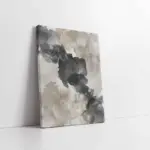 Soyut Gri Bej | Kanvas Tablo | Cam Tablo | Mdf Tablo | B33207