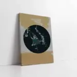 Yeşil Küre Modern | Kanvas Tablo | Cam Tablo | Mdf Tablo | B33213