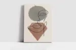 Line Art Kadın Yüzü | Kanvas Tablo | Cam Tablo | Mdf Tablo | B33217 - Görsel 2