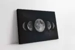 Uzay Ve Ayın Evreleri | Kanvas Tablo | Cam Tablo | Mdf Tablo | B33231