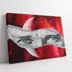 Türk Bayrağı Ve Atatürkün Gözleri | Kanvas Tablo | Cam Tablo | Mdf Tablo | B33233