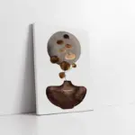 Modern Sulu Boya Vazo Ve Çiçek | Kanvas Tablo | Cam Tablo | Mdf Tablo | B33248