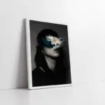 Modern Kadın Ve Çiçek | Kanvas Tablo | Cam Tablo | Mdf Tablo | B33254