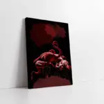 Pembe Flamingolar | Kanvas Tablo | Cam Tablo | Mdf Tablo | B33255