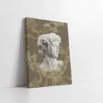 Soyut Desenli Büst | Kanvas Tablo | Cam Tablo | Mdf Tablo | B33269