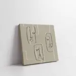 Siyah Krem Line Art | Kanvas Tablo | Cam Tablo | Mdf Tablo | B33274