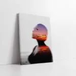 Kadın Ve Doğa | Kanvas Tablo | Cam Tablo | Mdf Tablo | B33281