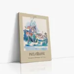 Paul Cezanne Eserleri Üçlü Kanvas Tablo | Cam Tablo | Mdf Tablo Seti | B33363