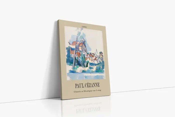 Paul Cezanne Eserleri Üçlü Kanvas Tablo | Cam Tablo | Mdf Tablo Seti | B33363 - Görsel 1