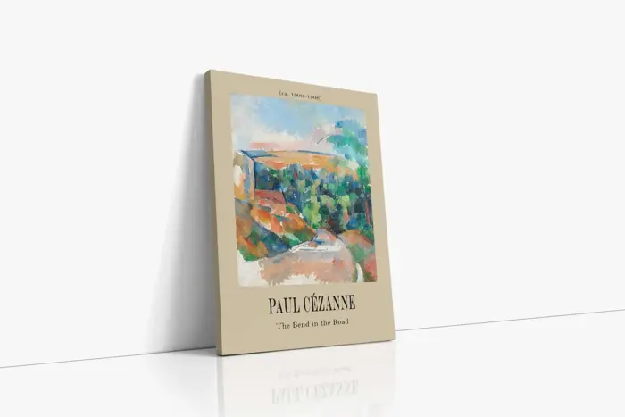 Paul Cezanne Eserleri Üçlü Kanvas Tablo | Cam Tablo | Mdf Tablo Seti | B33363 - Görsel 3