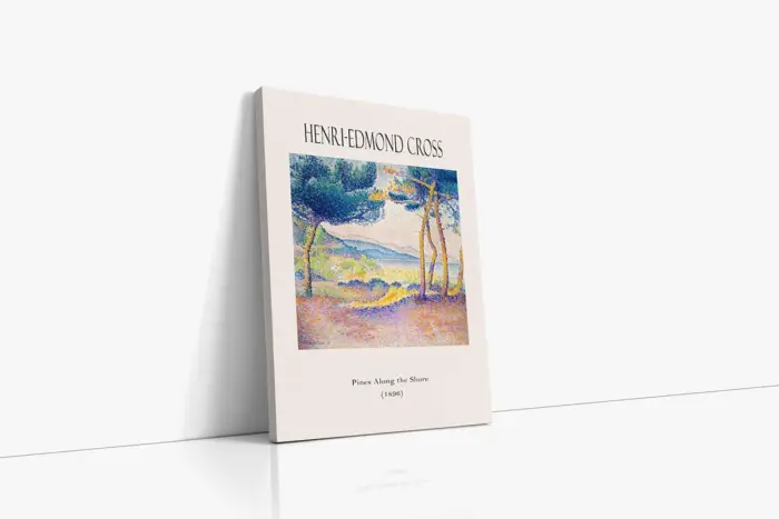 Henry Edmond Cross Manzara Üçlü Kanvas Tablo | Cam Tablo | Mdf Tablo Seti | B33367 - Görsel 1
