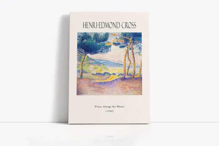 Henry Edmond Cross Manzara Üçlü Kanvas Tablo | Cam Tablo | Mdf Tablo Seti | B33367 - Görsel 2