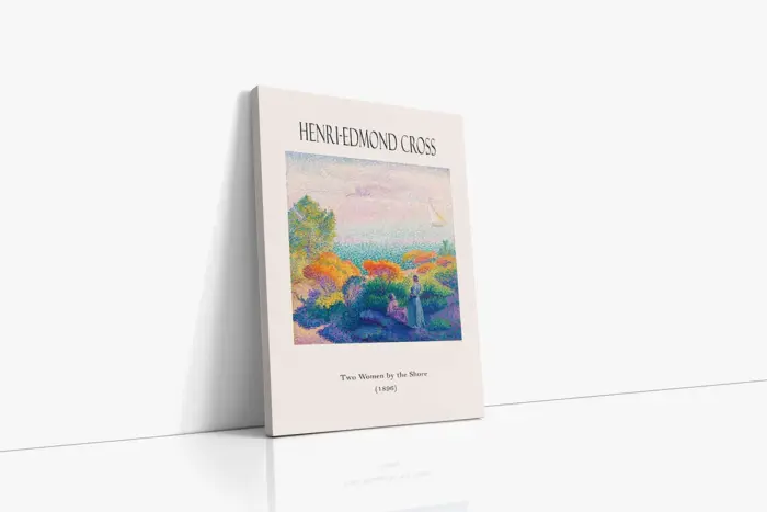 Henry Edmond Cross Manzara Üçlü Kanvas Tablo | Cam Tablo | Mdf Tablo Seti | B33367 - Görsel 3