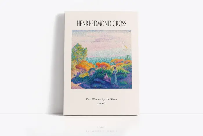 Henry Edmond Cross Manzara Üçlü Kanvas Tablo | Cam Tablo | Mdf Tablo Seti | B33367 - Görsel 4