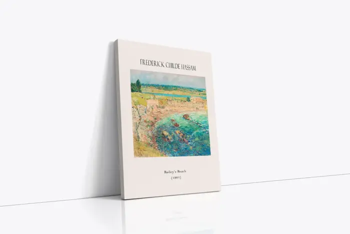 Frederick Childe Hassam Manzara Eserleri Üçlü Kanvas Tablo | Cam Tablo | Mdf Tablo Seti | B33368 - Görsel 5