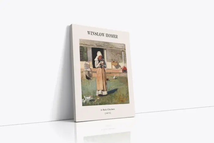 Winslow Homer Çiftlik Kızları Üçlü Kanvas Tablo | Cam Tablo | Mdf Tablo Seti | B33369 - Görsel 5