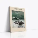 Winslow Homer Deniz Temalı İkili Kanvas Tablo | Cam Tablo | Mdf Tablo Seti | B33370