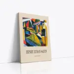 Henry Lyman Sayen Modern Manzara Eserleri Üçlü Kanvas Tablo | Cam Tablo | Mdf Tablo Seti | B33371