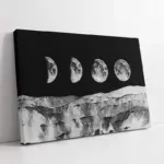 Tablosan Ay Ve Evreleri | Kanvas Tablo | Cam Tablo | Mdf Tablo | B33397