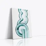 Soyut Desenler İkili Kanvas Tablo | Cam Tablo | Mdf Tablo Seti | B33403