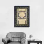 Hilye-İ Şerif | Kanvas Tablo | Cam Tablo | Mdf Tablo | B34001