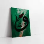 Lale Ve Vav | Kanvas Tablo | Cam Tablo | Mdf Tablo | B34013