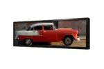 Kübada Turuncu Klasik Araba | Kanvas Tablo | Cam Tablo | Mdf Tablo | A01013 - Görsel 3