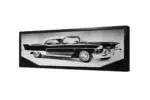 Siyah Klasik Araba | Kanvas Tablo | Cam Tablo | Mdf Tablo | A01128 - Görsel 3
