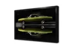 Yeşil Klasik Spor Araba | Kanvas Tablo | Cam Tablo | Mdf Tablo | A01140 - Görsel 4
