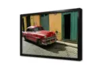 Kübada Kırmızı Klasik Araba | Kanvas Tablo | Cam Tablo | Mdf Tablo | A01241 - Görsel 4