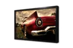 Kırmızı Klasik Araba | Kanvas Tablo | Cam Tablo | Mdf Tablo | A01248 - Görsel 4