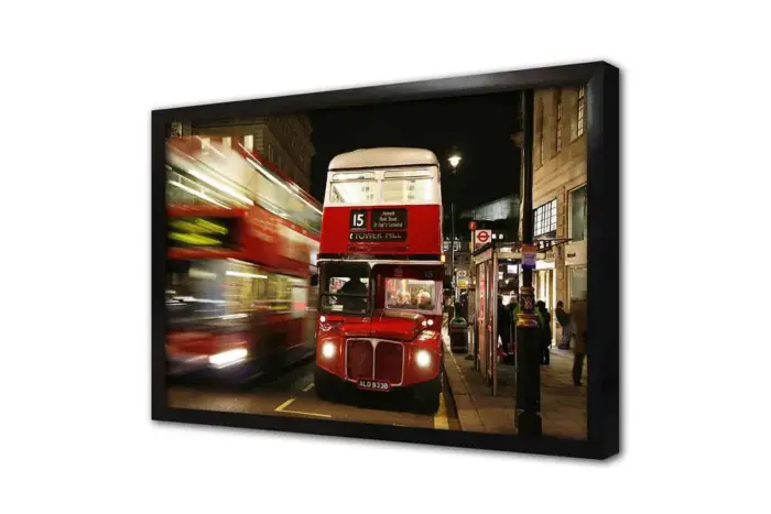 Londra Kırmızı Otobüs | Kanvas Tablo | Cam Tablo | Mdf Tablo | A01306 - Görsel 4