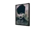 Kalpaklı Atatürk | Kanvas Tablo | Cam Tablo | Mdf Tablo | A02006 - Görsel 4