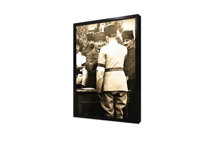 Atatürk Ve Silah Arkadaşları | Kanvas Tablo | Cam Tablo | Mdf Tablo | A02042 - Görsel 4