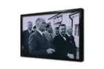 Atatürk Tcdd Önünde | Kanvas Tablo | Cam Tablo | Mdf Tablo | A02043 - Görsel 4