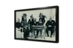 Atatürk Arkadaşlarıyla Otururken | Kanvas Tablo | Cam Tablo | Mdf Tablo | A02049 - Görsel 4