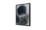Kalpaklı Atatürk | Kanvas Tablo | Cam Tablo | Mdf Tablo | A02084 - Görsel 4