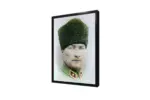 Kalpaklı Atatürk | Kanvas Tablo | Cam Tablo | Mdf Tablo | A02086 - Görsel 4